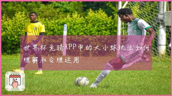 世界杯竞猜APP中的大小球玩法如何理解和合理运用